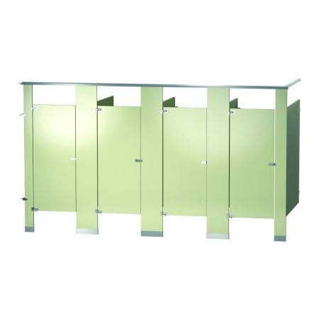 Bradley Bradley Powder Coated Steel 144" Wide Complete 4 In-Corner Compartments, Almond - IC43660-ALM IC43660-ALM